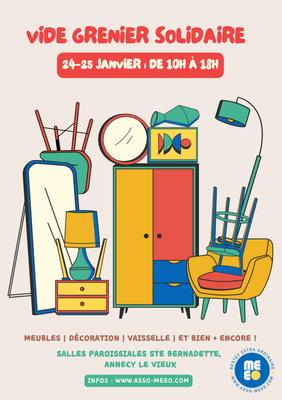 Vide grenier solidaire meeo
