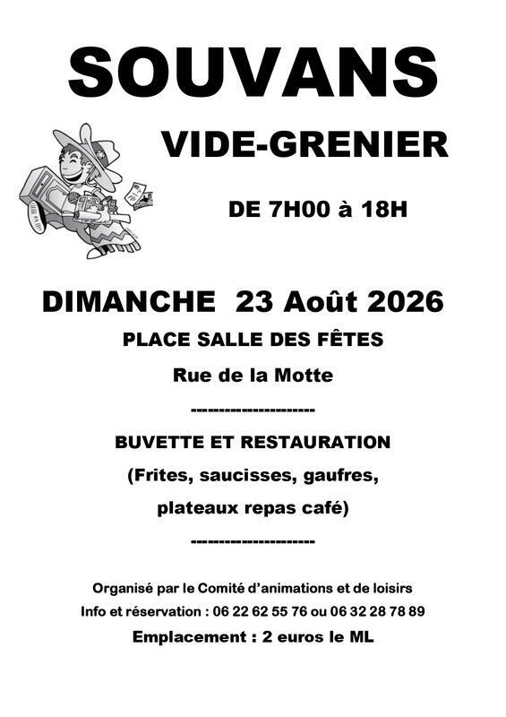 Vide-grenier du comité d'animations