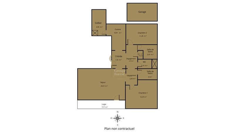 Appartement - 83 m² - 4 pièces