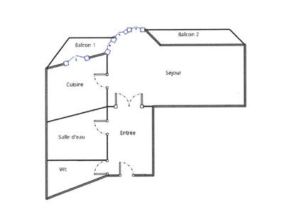 Appartement - 35 m² - 1 pièce