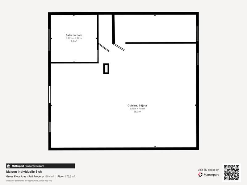 Maison - 96 m² - 4 pièces