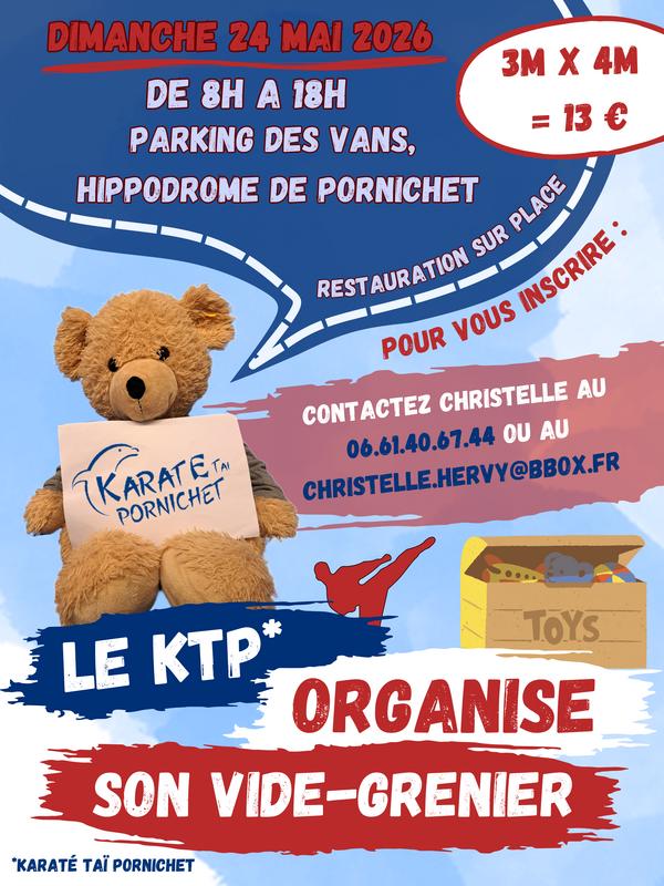 Vide grenier du karate tai pornichet