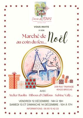 Marché de Noël au coin du feu