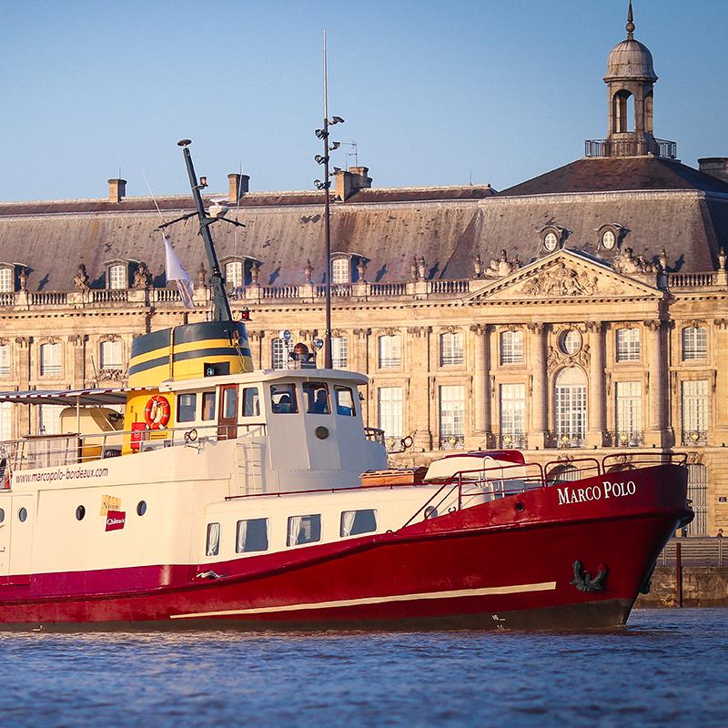 Croisière "Bordeaux by night" à bord du Marco Polo au départ de Langon