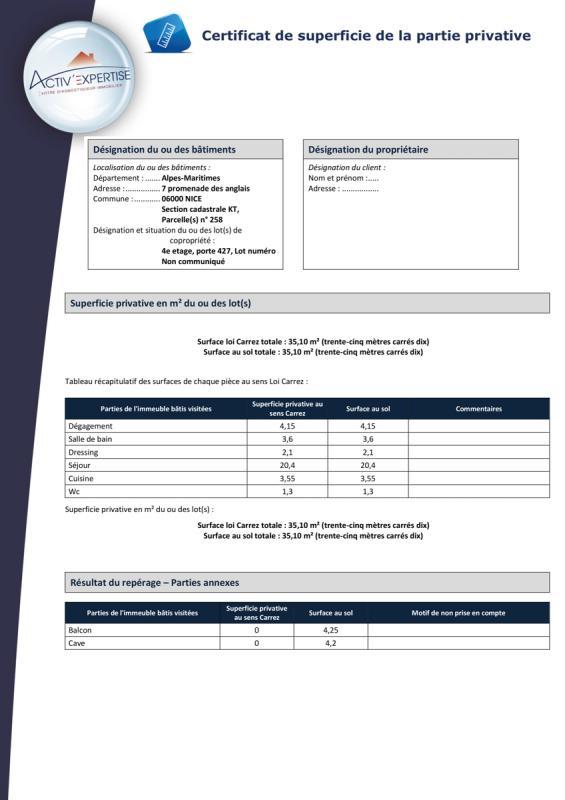 Studio - 35 m² - 1 pièce