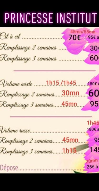 Princesse institut juan les pins esthétiques onglerie wax