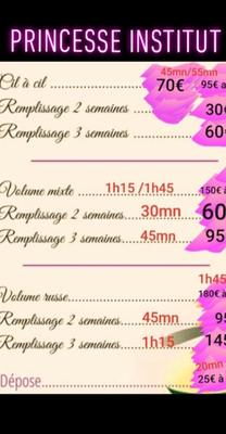 Princesse institut juan les pins esthétiques onglerie wax