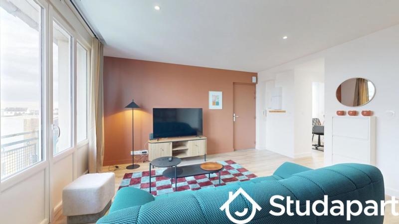 Chambre - 12 m² - 1 pièce