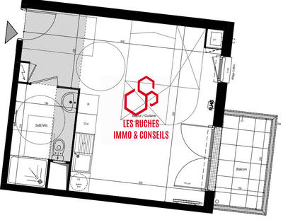 Appartement - 33 m² - 1 pièce