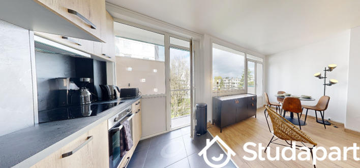 Chambre - 9 m² - 1 pièce