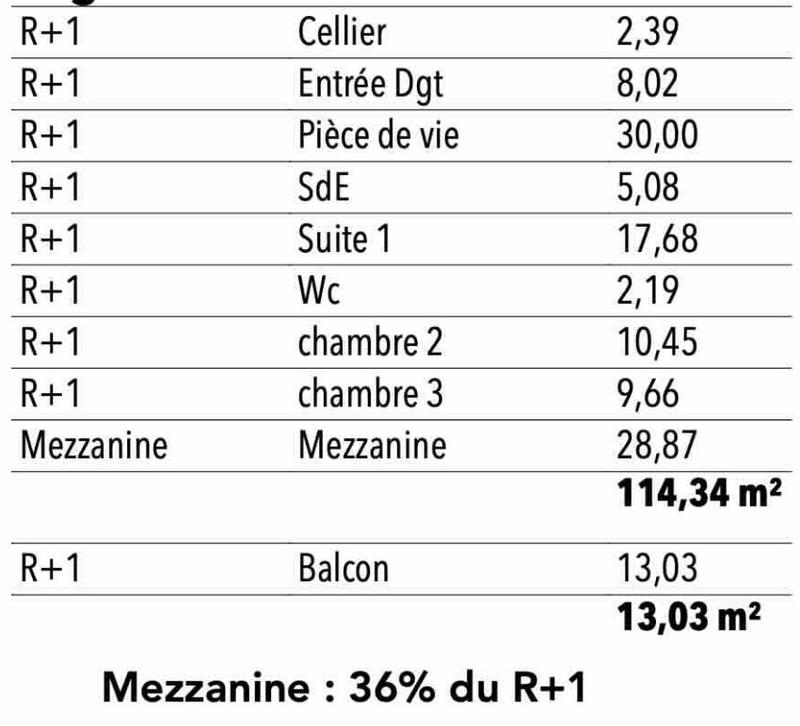 Appartement - 114 m² - 5 pièces