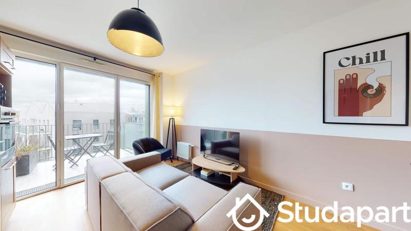 Chambre - 9 m² - 1 pièce