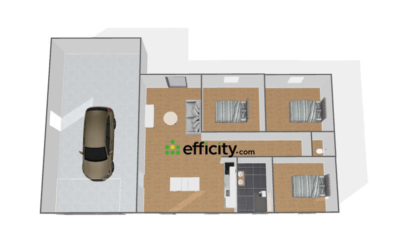 Maison - 90 m² - 5 pièces