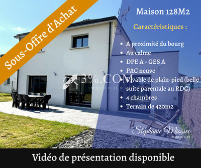 Maison - 128 m² - 5 pièces