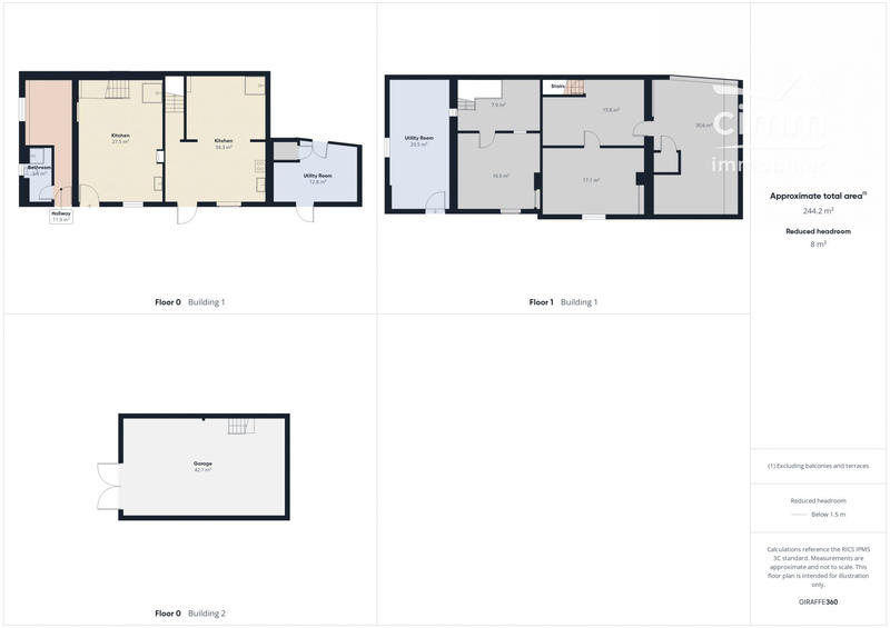 Maison ancienne - 140 m² - 5 pièces