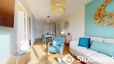 Chambre - 9 m² - 1 pièce