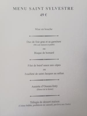 Reveillon de la St-Sylvestre à la Cambuse