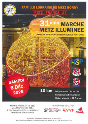 Marche Metz illuminée - 31ème édition