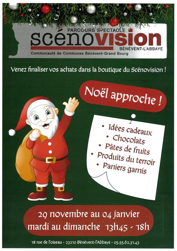 Boutique de Noël au Scénovision