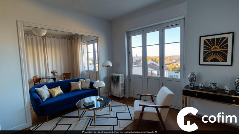 Appartement - 80 m² - 3 pièces