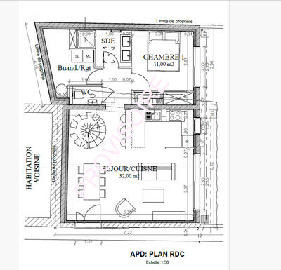 Maison - 34 m² - 1 pièce