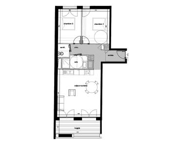 Appartement - 65 m² - 3 pièces