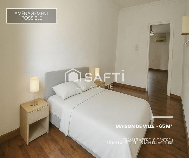 Maison de ville - 65 m² - 2 pièces