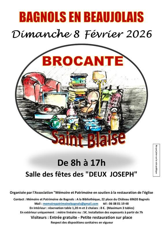 Brocante st blaise
