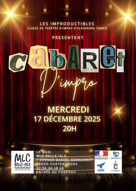 Cabaret d’impro – les comédiens en roue libre !