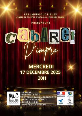 Cabaret d’impro – les comédiens en roue libre !