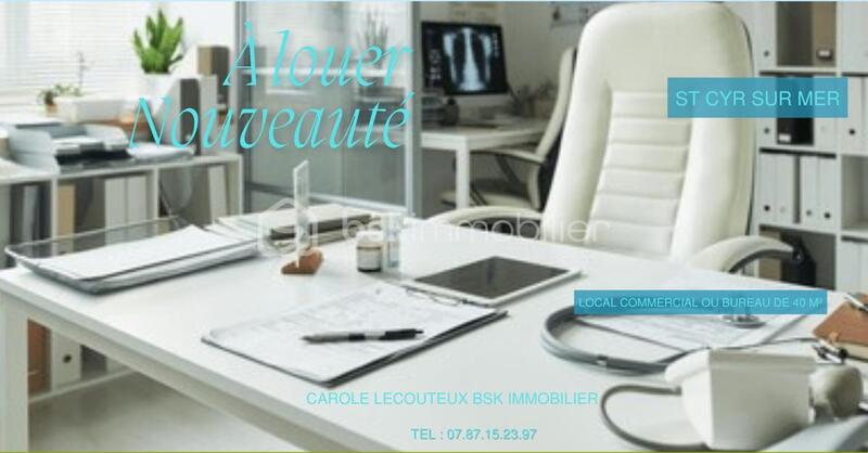 Bureau - 40 m² - 3 pièces