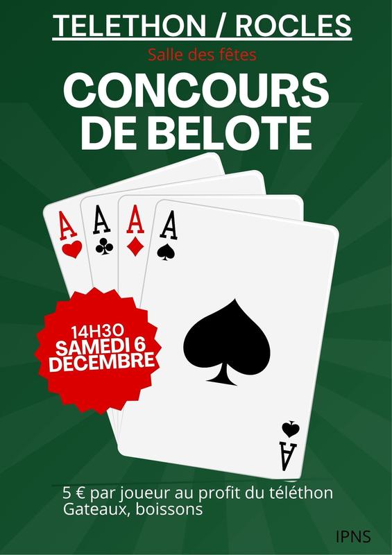 Concours de Belote Téléthon