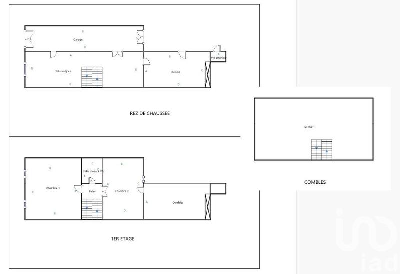 Maison de village - 122 m² - 4 pièces