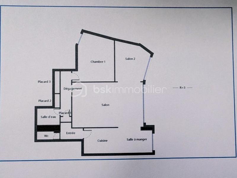 Appartement - 78 m² - 3 pièces