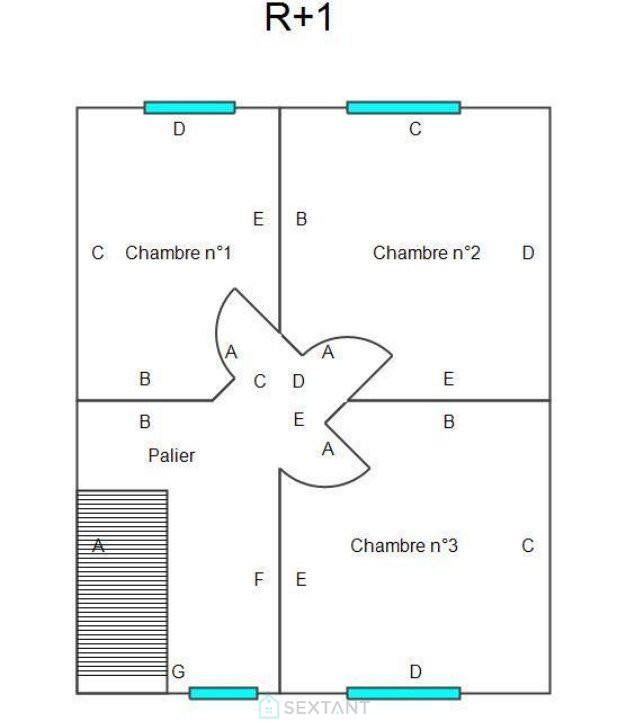 Maison - 77 m² - 5 pièces