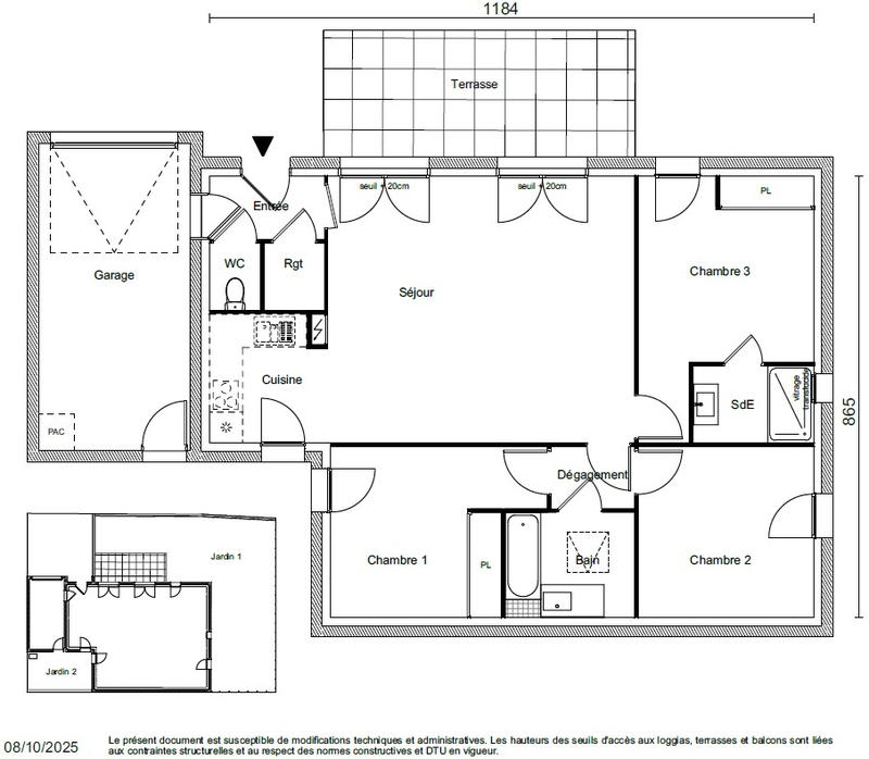 Maison - 91 m² - 4 pièces