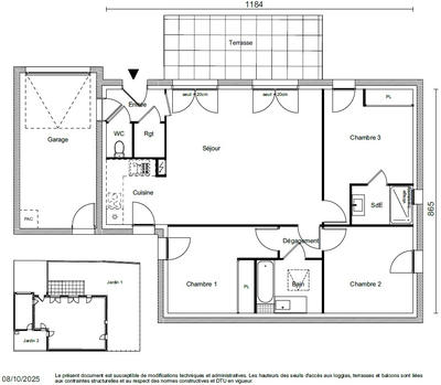 Maison - 91 m² - 4 pièces