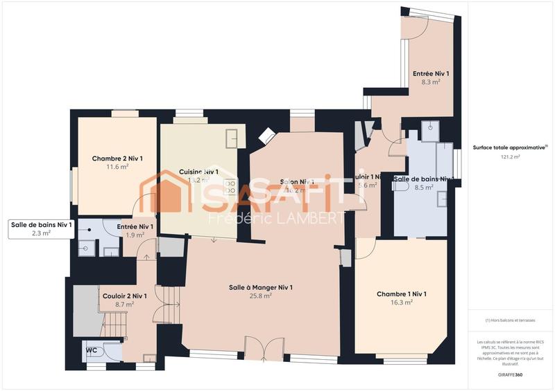 Maison - 255 m² - 11 pièces