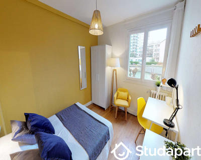 Chambre - 60 m² - 1 pièce