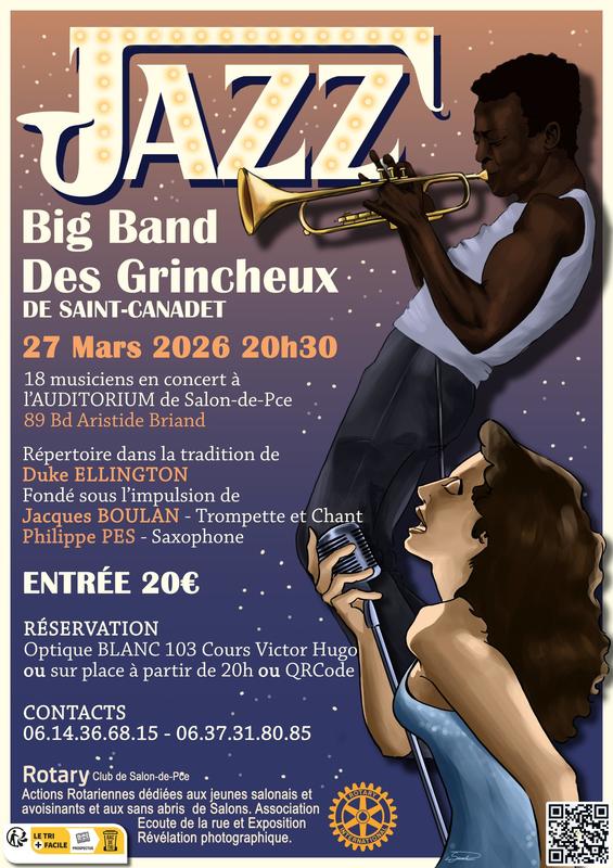Concert de Jazz : Big Band des Grincheux