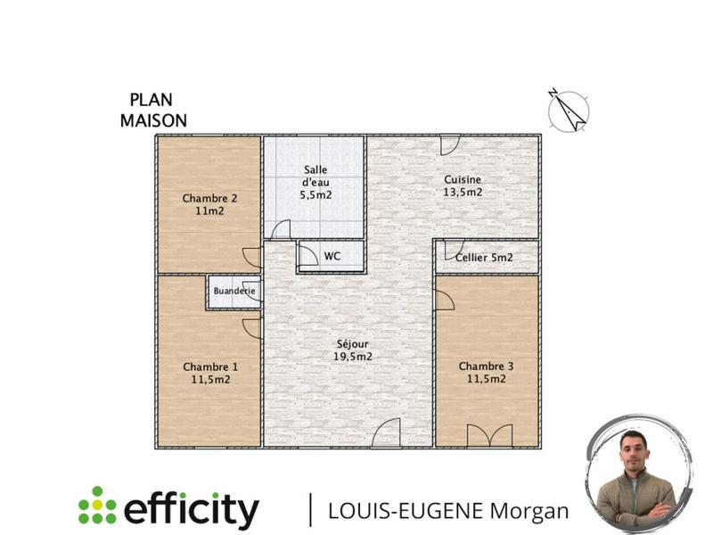 Pavillon - 81 m² - 5 pièces