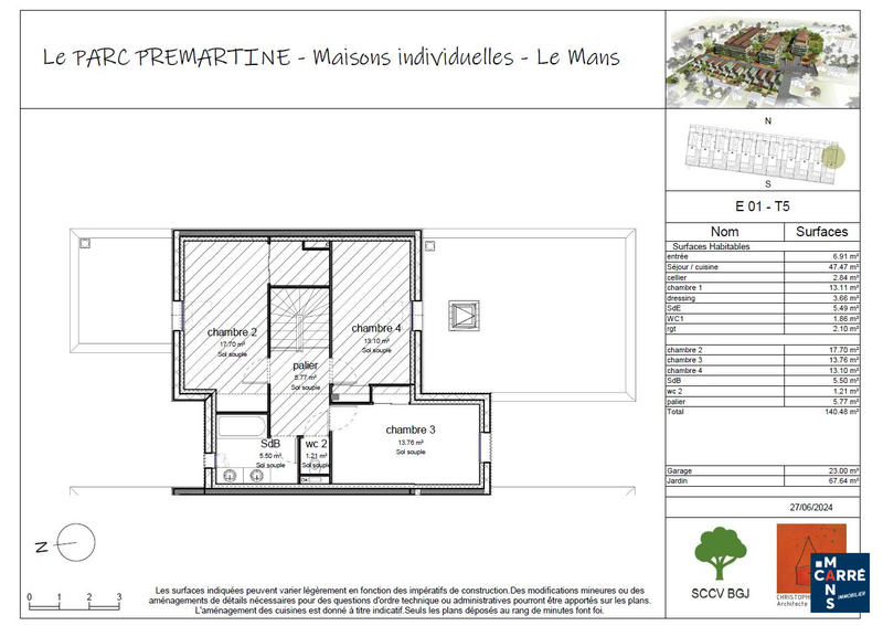 Maison - 140 m² - 5 pièces
