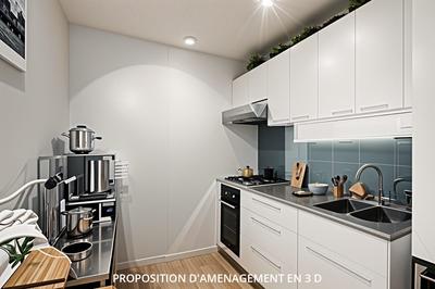 Appartement - 38 m² - 2 pièces