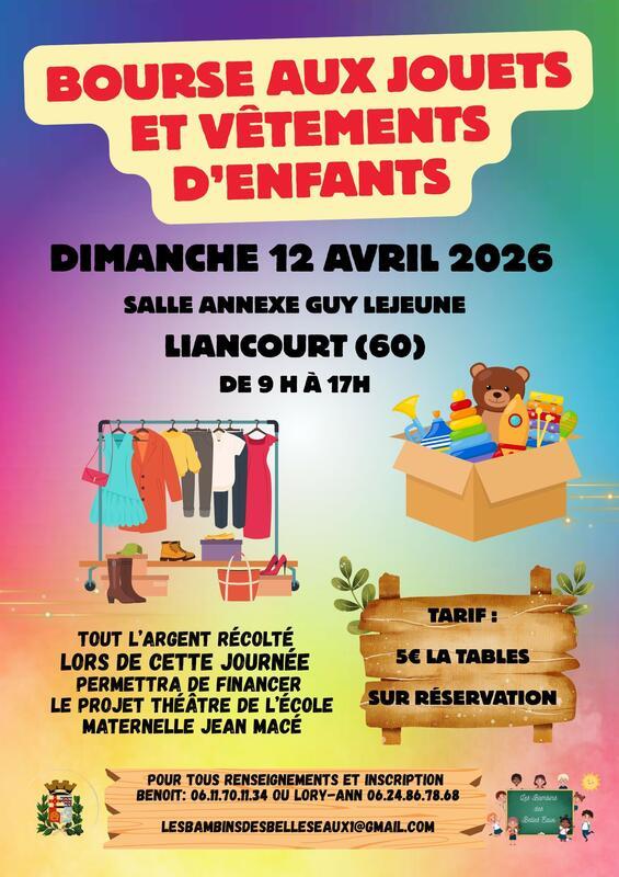 1ère bourse aux jouets et vêtements d'enfants