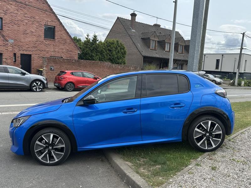 Peugeot 208 E-208 Gt Pack Toit Panoramique Bleu Vertigo