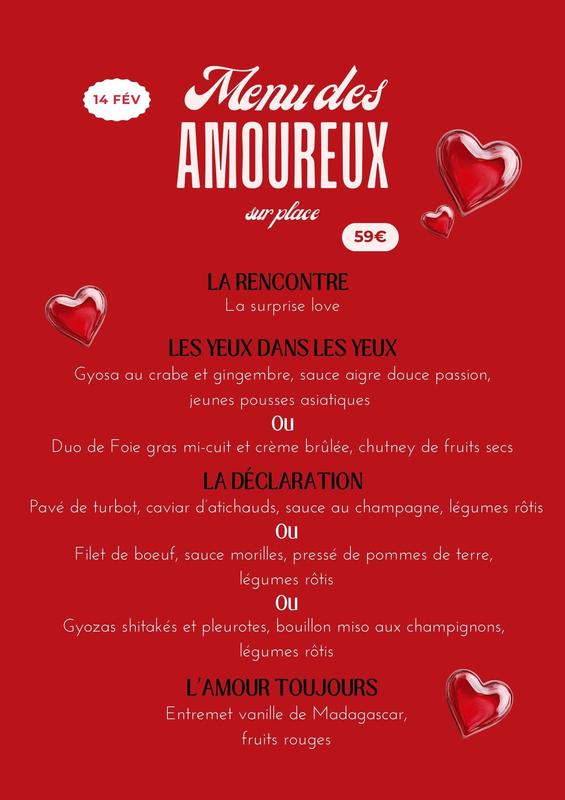 Soirée spéciale Saint-Valentin