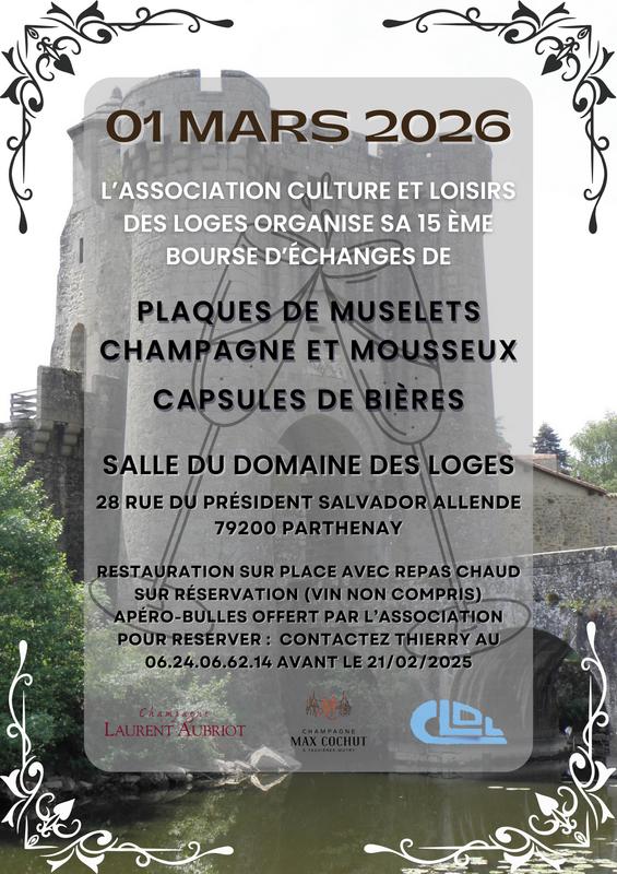 Bourse d'échange de plaques de muselets et capsules de bière