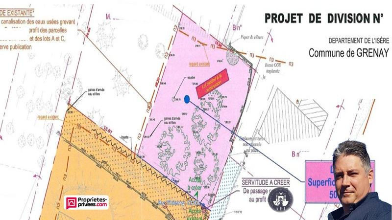 Terrain constructible - 500 m²