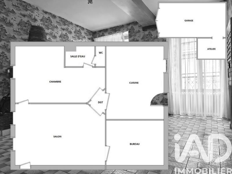 Appartement - 52 m² - 3 pièces