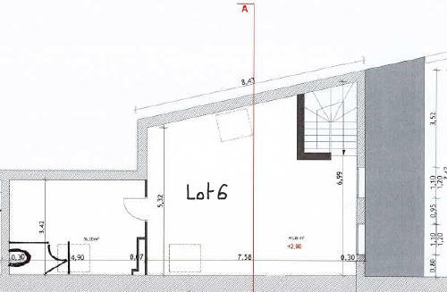 Bureau - 58 m² - 2 pièces